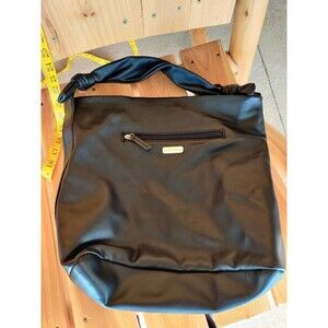 Max Studio Shoulder Bag Slouch Soft Black Hobo Style Purse, Handbag Approx 14X11